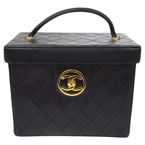 chanel black leather handbag timeless|Chanel calfskin leather handbags.